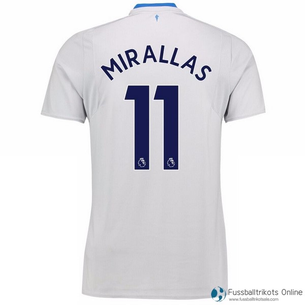 Everton Trikot Auswarts Mirallas 2017-18 Fussballtrikots Günstig